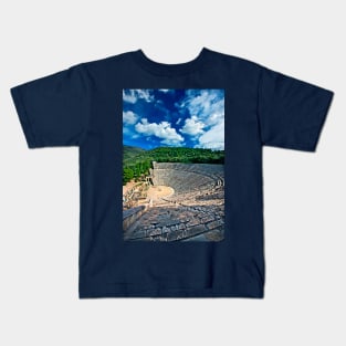 The Great Theatre of Epidaurus Kids T-Shirt